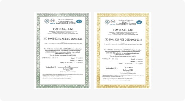 ISO 14001 인증서